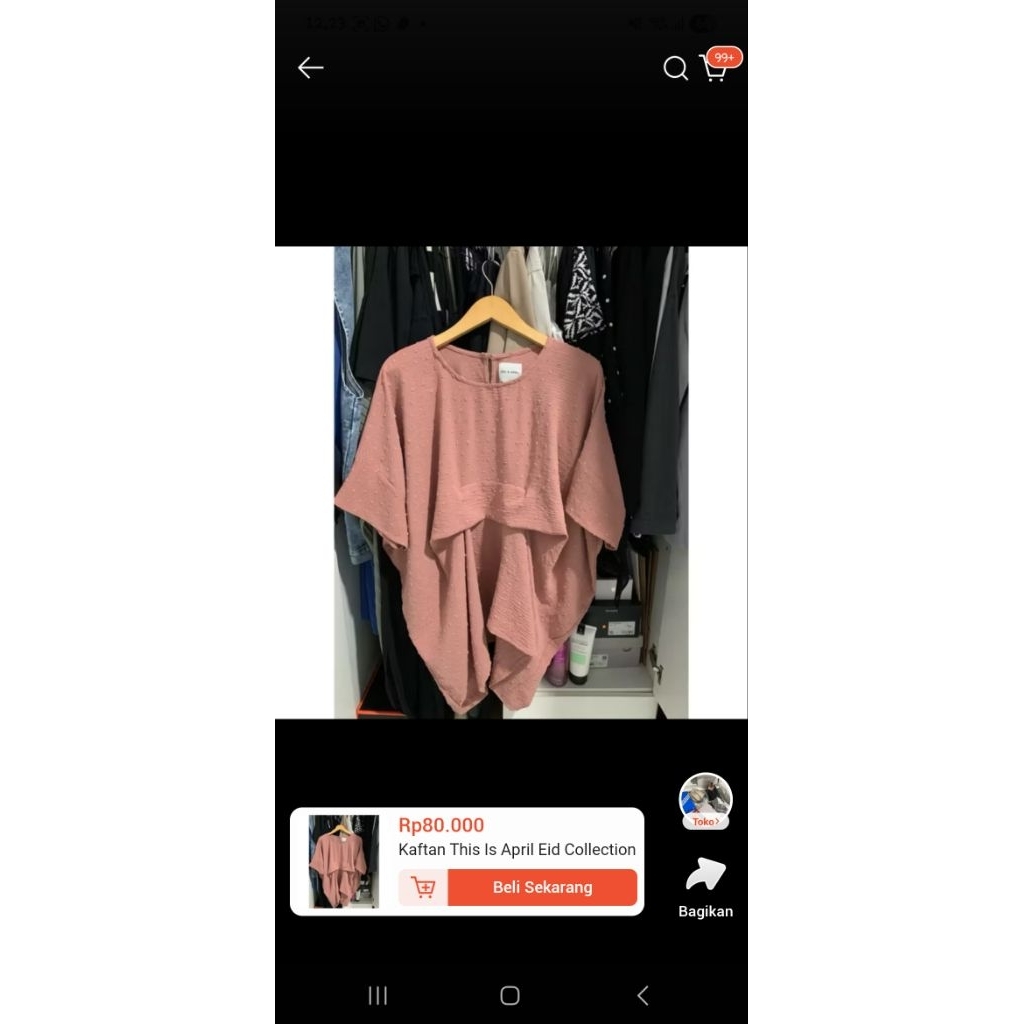 kaftan blouse this is april