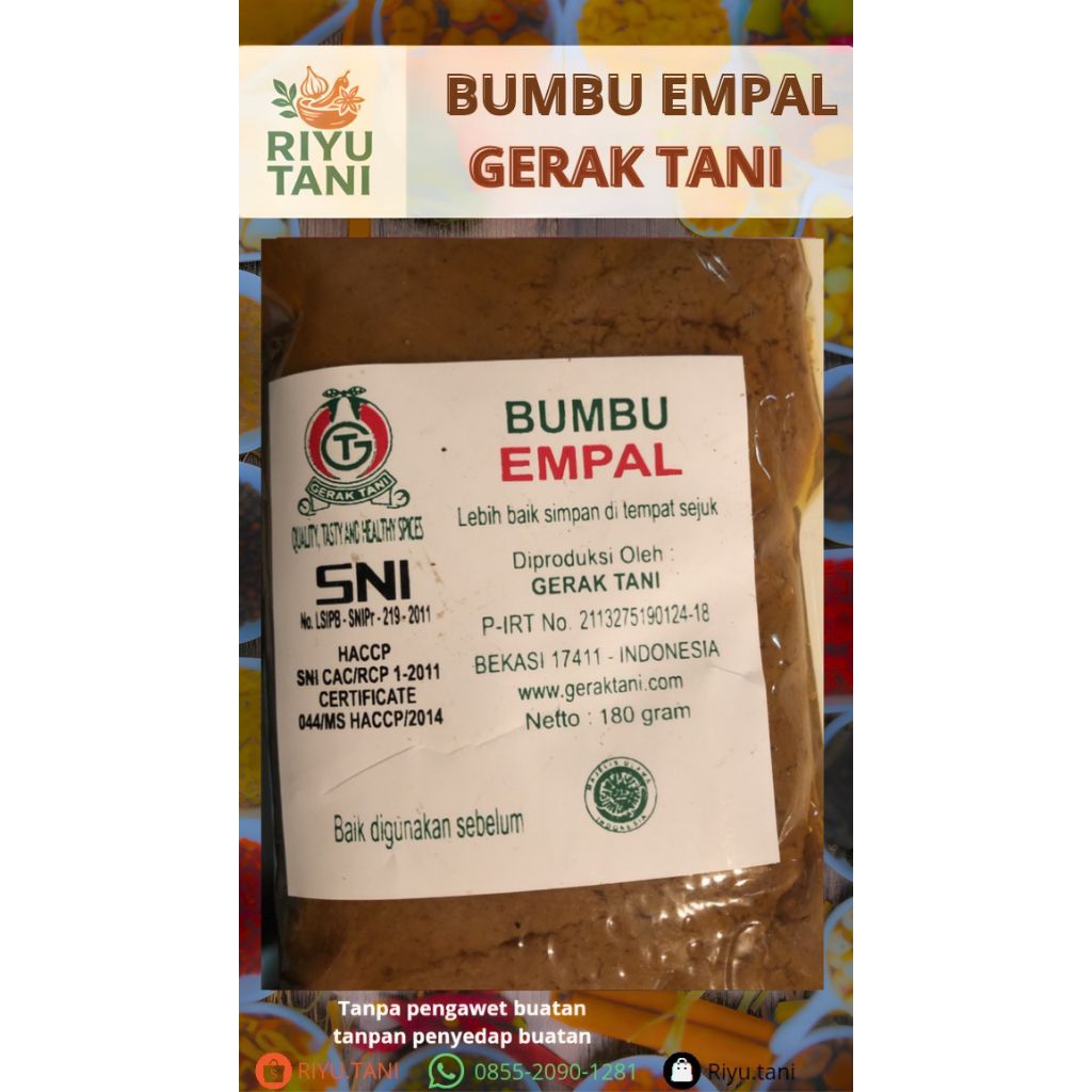 BUMBU EMPAL – GERAK TANI | RIYU TANI