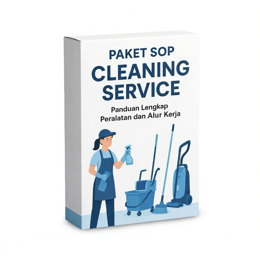 PAKET SOP CLEANING SERVICE - DEPARTEMEN JASA USAHA BISNIS KEBERSIHAN - ALUR KERJA LENGKAP CS