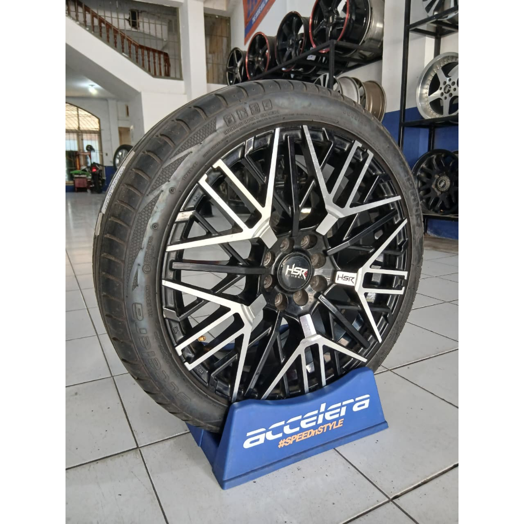VELG MOBIL SECOND HSR RING 17 LEBAR 7.5 | PELEK MOBIL VIOS/CIVIC/KIJANG/AVANZA/YARIS R17X7.5 BLACK