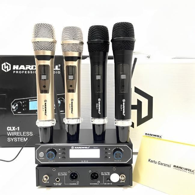 Mikrofon Wireless Hardwell CLX 1/Dual Mic Wireless Hardwell CLX-1/ Wireless Microphone Hardwell CLX1