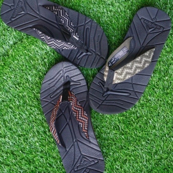BISA COD EIGER Sandal Gunung Pria | Sandal Pria Casual Jepit Gunung hitam Original