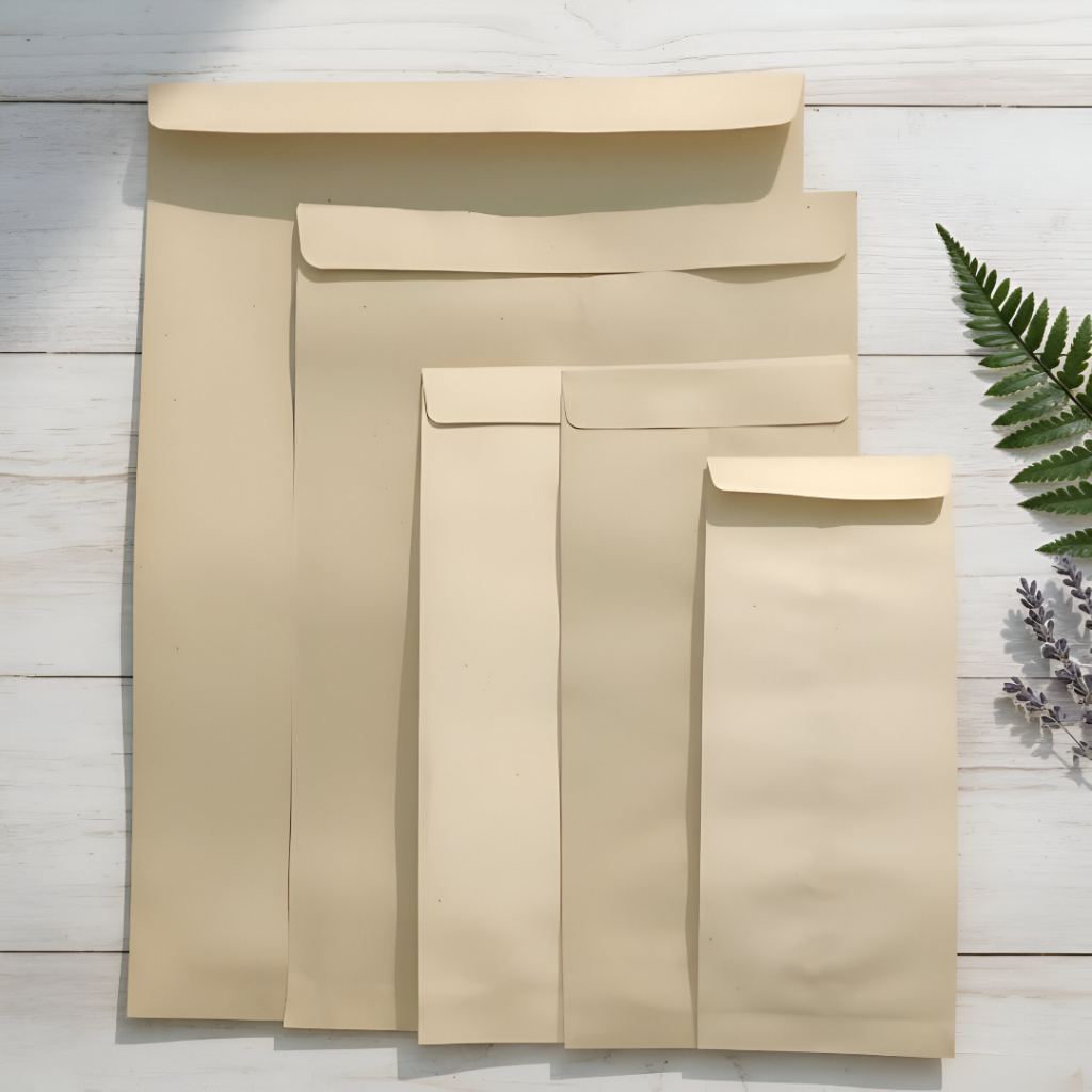 [1 PAK ISI 100 PCS] AMPLOP SAMSON NO SEAL | AMPLOP COKLAT NON PEREKAT UKURAN KABINET, SUPER KABINET,