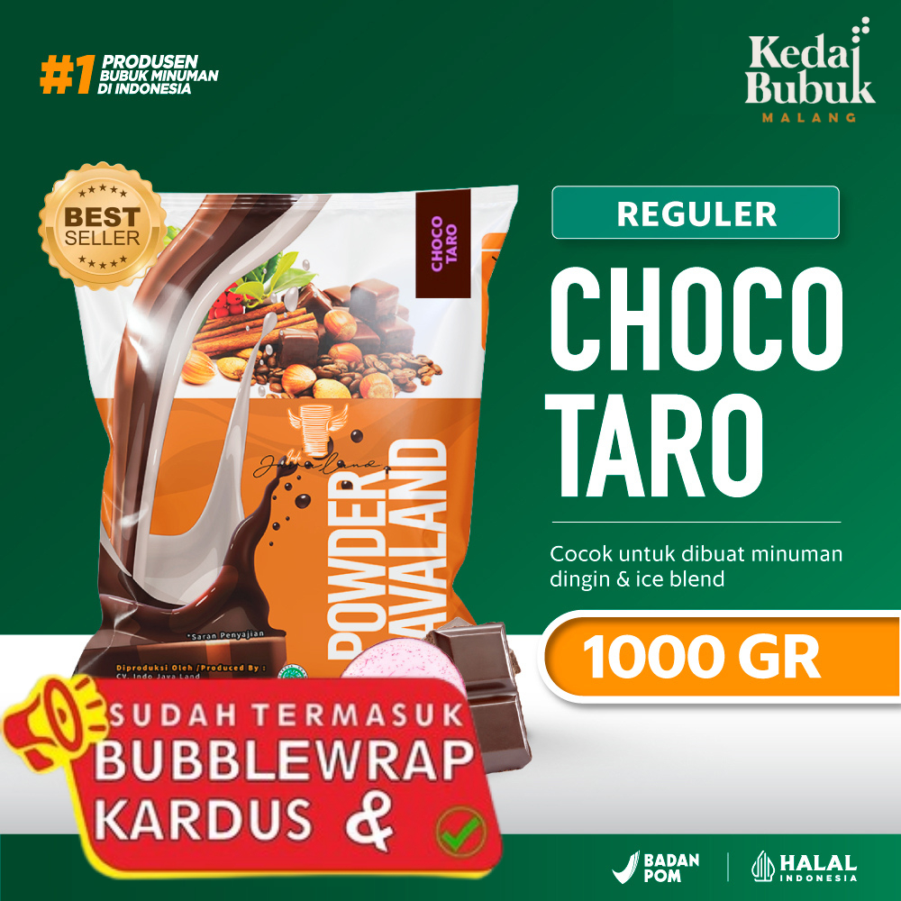 (Reguler) Bubuk Minuman Choco Taro 1 kg Javaland