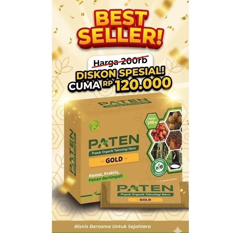 PUPUK PATEN GOLD+PATEN HIJAU+PATEN UNGU