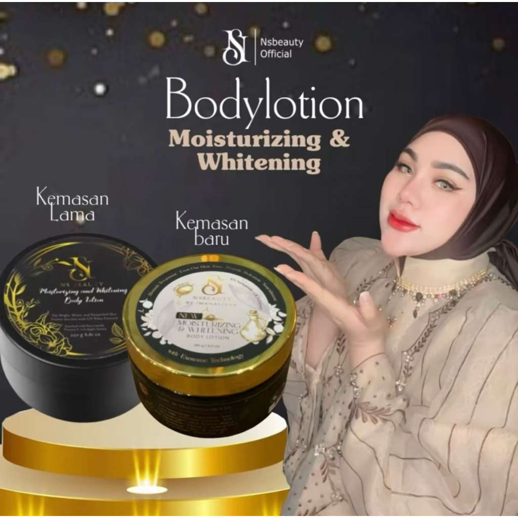 LOTION NS BEAUTY isi 100gr dan 260gr( keman baru pot) || HB TERAMPUH MEMPUTIHKAN 10x EXTRA WHITENING