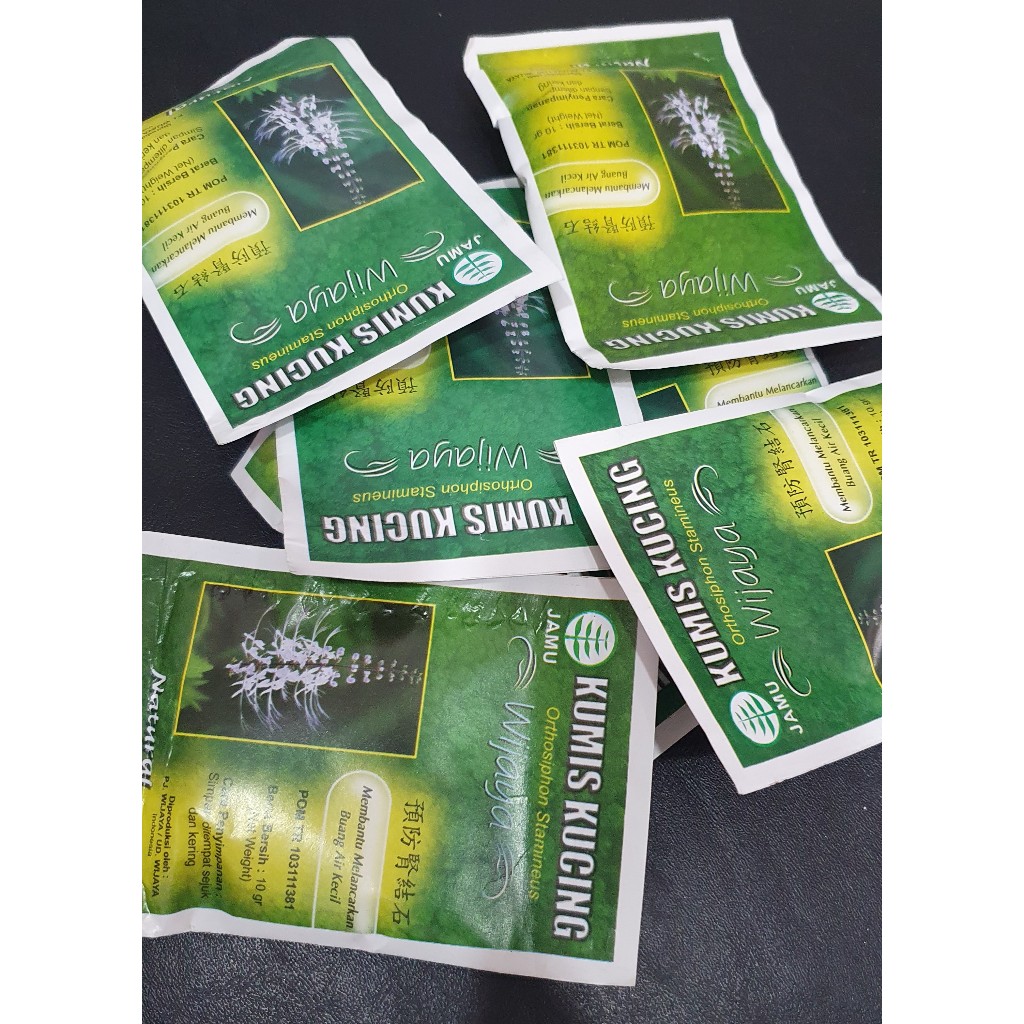 Teh jamu kumis kucing wijaya 10g/sachet