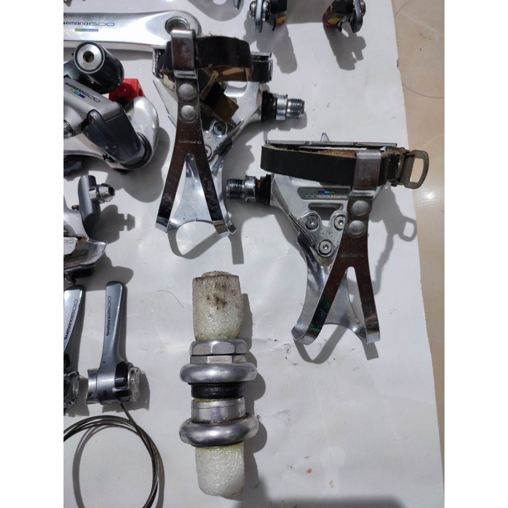 Groupset Shimano 600 Tricolor