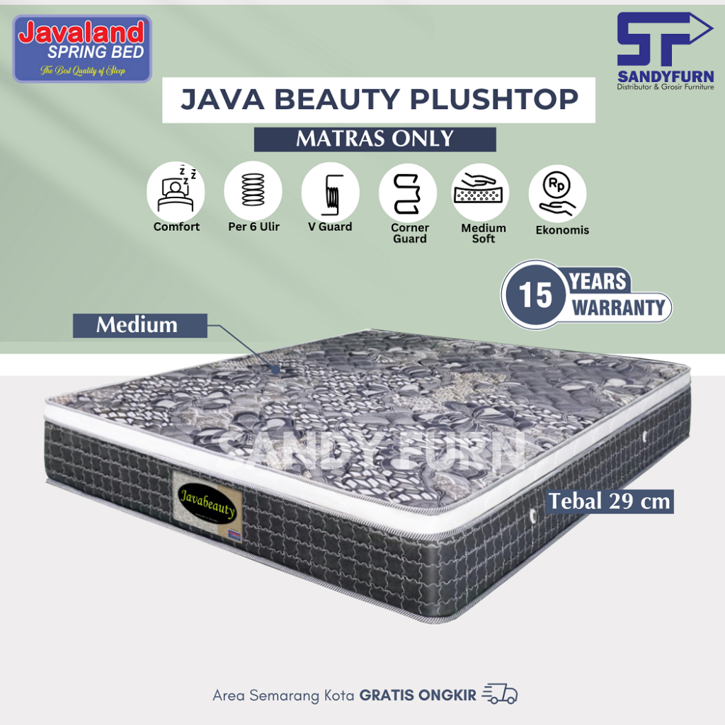 Javaland Springbed Java Beauty Plushtop