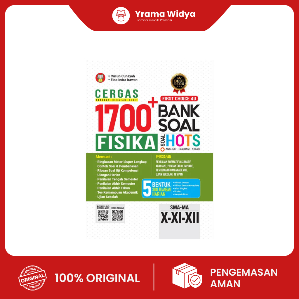 Yrama Widya - Cergas 1700+ Bank Soal Fisika untuk SMA-MA Kelas X-XI-XII