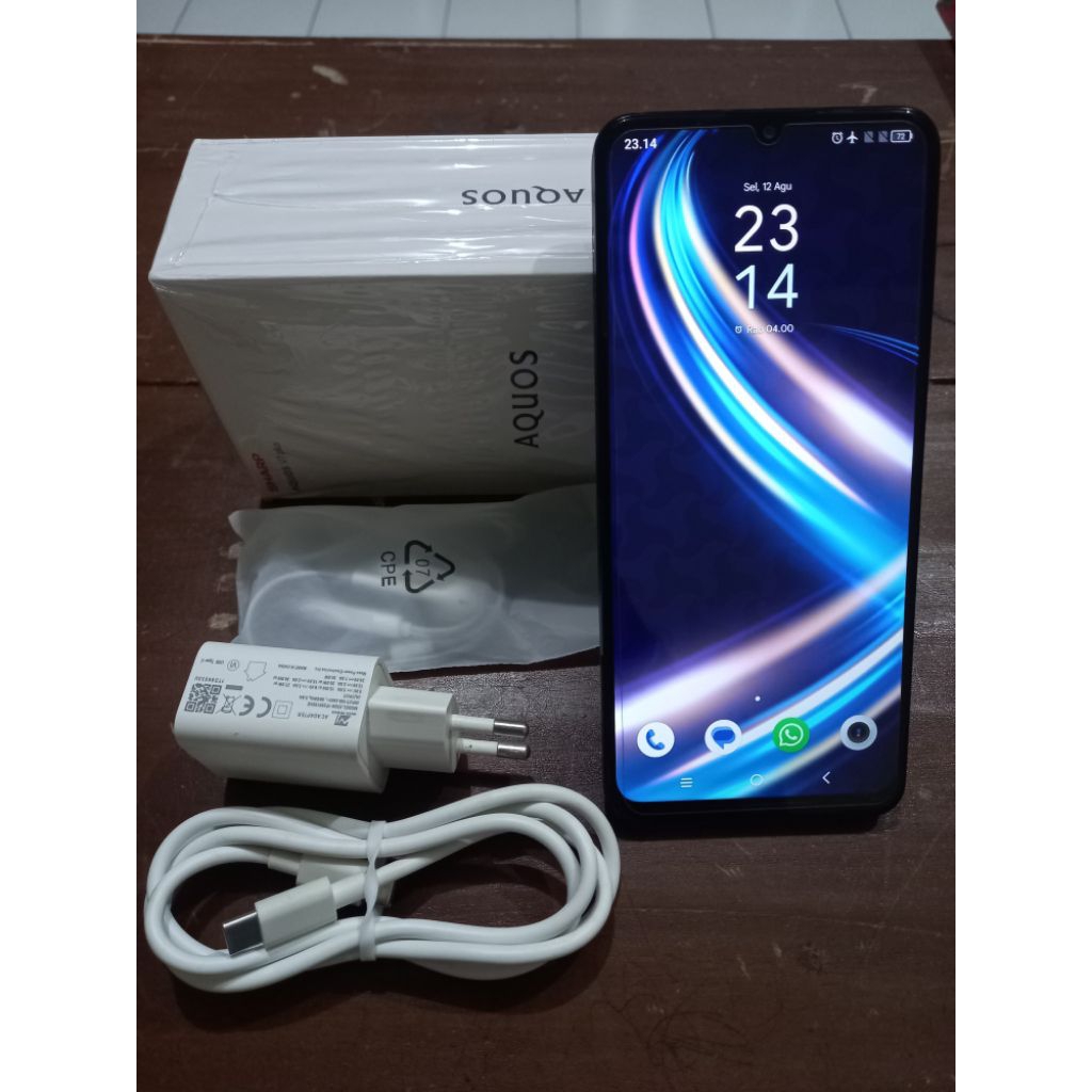 hp second Sharp Aquos v7 plus normal fuldus