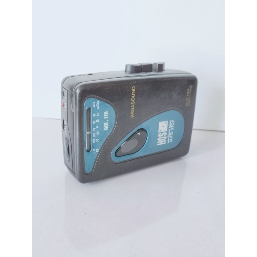 Walkman HQS Panasound vintage radio AM FM stereo tuner cassette player pemutar kaset pita antik kole