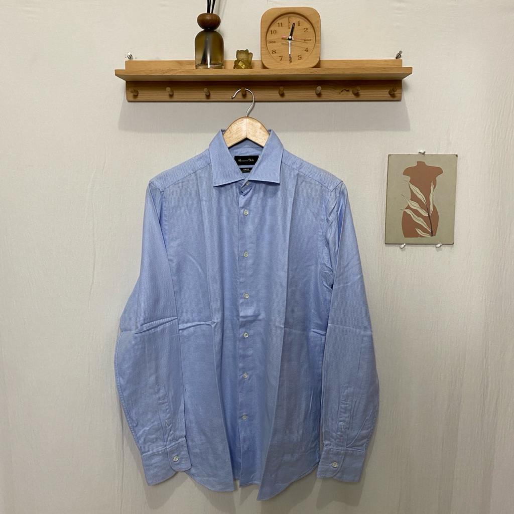 kemeja panjang pria MASSIMO DUTTI original size 15.5 kondisi bagus