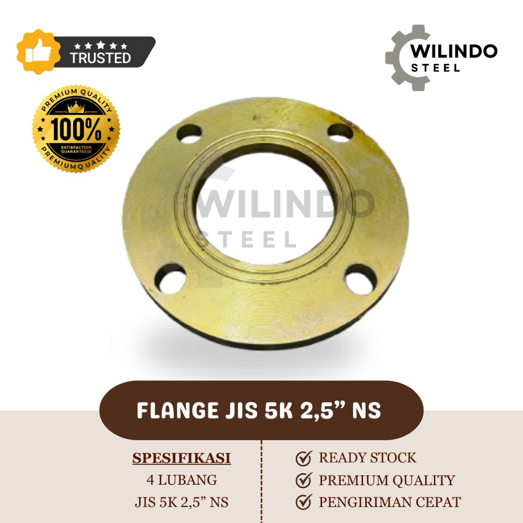 Flange JIS 5K 2,5 inch NS / Flange Besi 2,5“ 5K NS