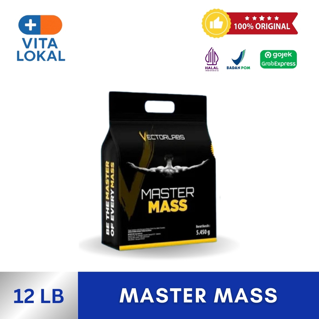 Vectorlabs Mastermass 12lb 5,4kg Mass Gainer Weight Gainer - Susu Fitness
