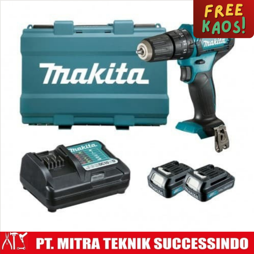 MAKITA CORDLESS DRIVER DRILL (HP333DWYE) / BOR HAMMER CAS