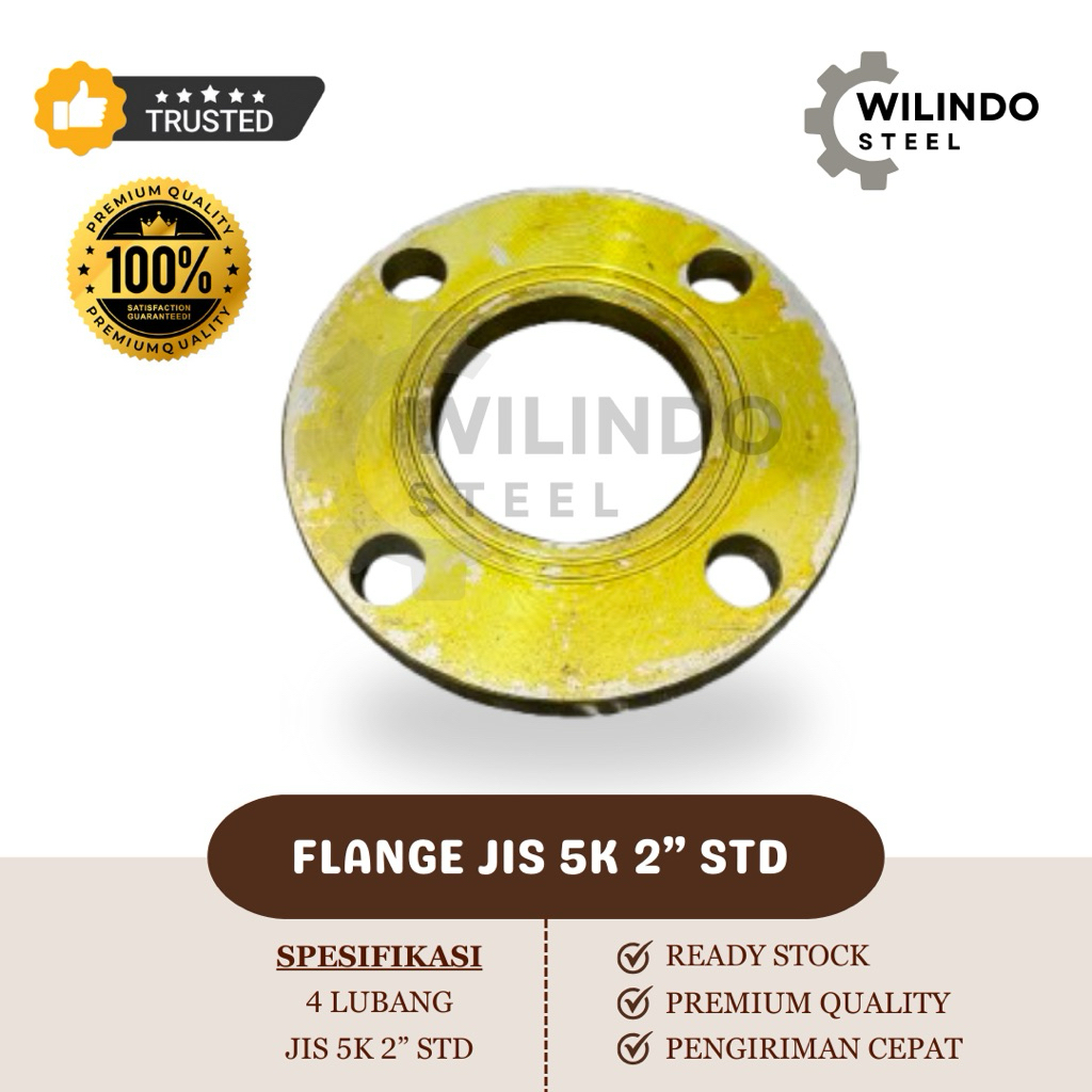Flange JIS 5K 2 inch STD / Flange Besi 2” 5K STD