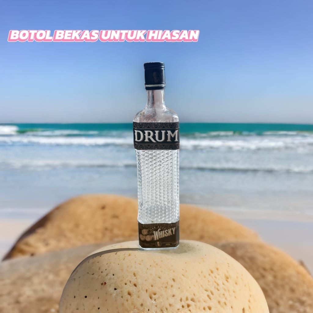 Botol bekas minuman untuk hiasan