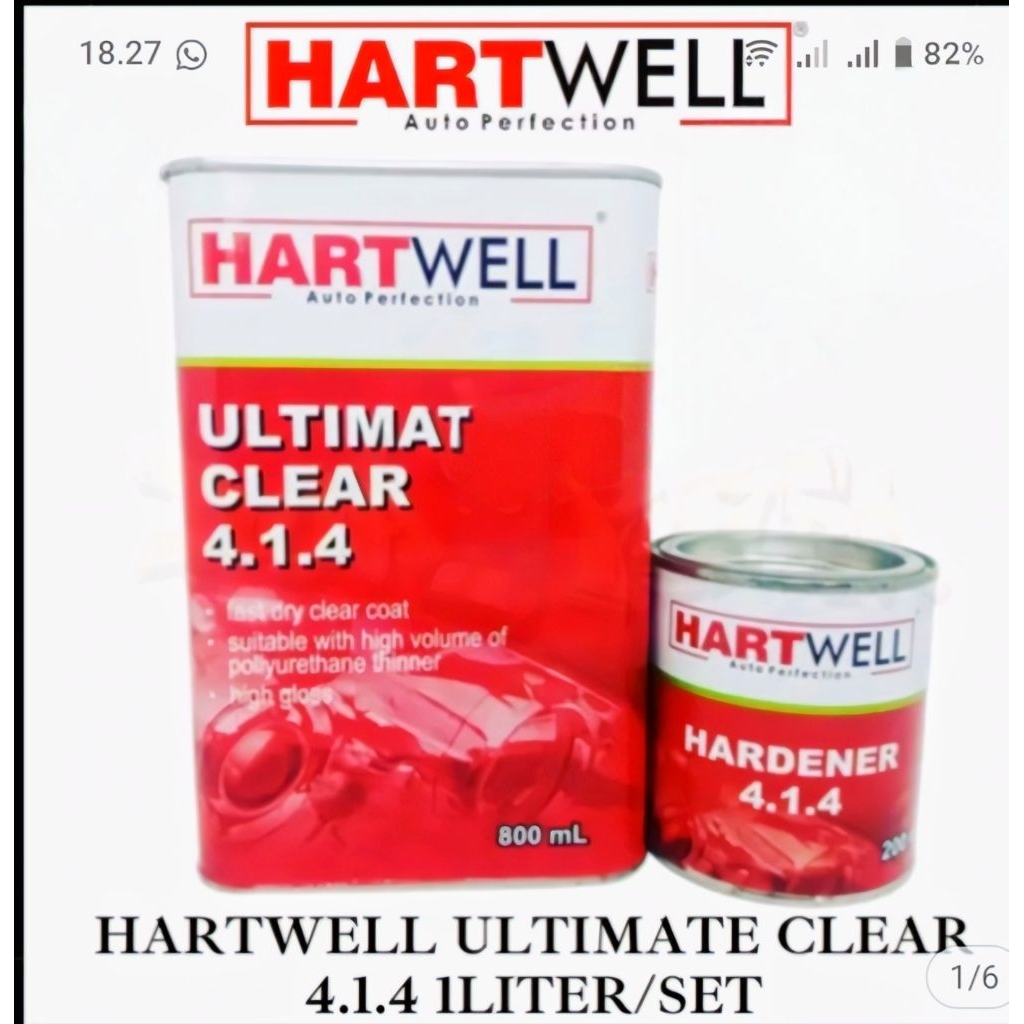 HARTWELL ULTIMATE CLEAR414 800gr