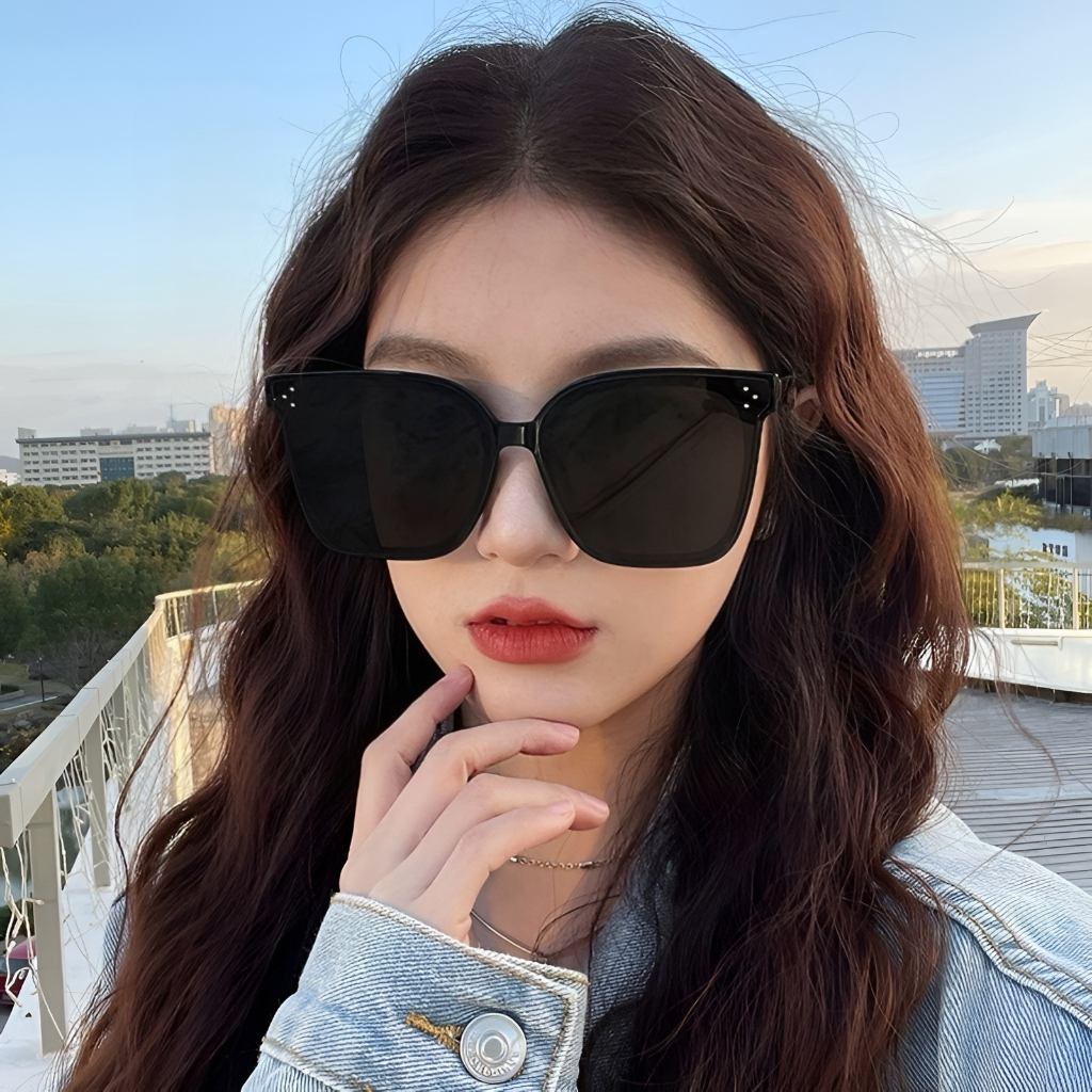 Kacamata Wanita Hitam Sunglasses Kacamata Wanita Fashion Anti UV