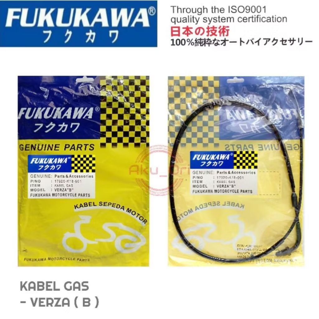 KABEL GAS VERZA 150 (B) FUKUKAWA kabel gas verza 150 bagian B