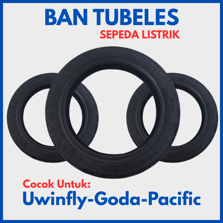 BAN SEPEDA LISTRIK UKURAN 14*2.5 UKURAN 14*2.75 UKURAN 3.0*10 | BAN SEPEDA LISTRIK UWINFLY EXOTIC PA