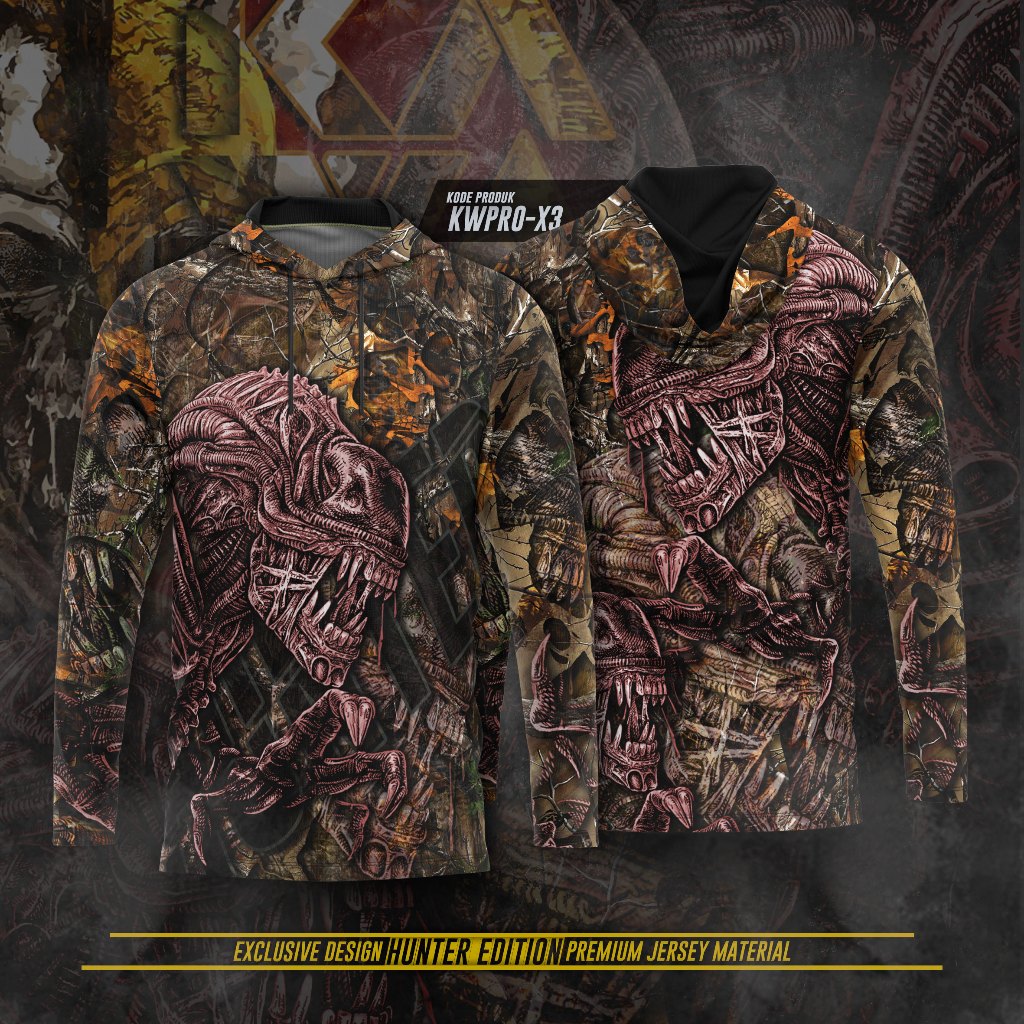JERSEY MASTER HOODIE BERBURU CAMO HUNTING KWP X3