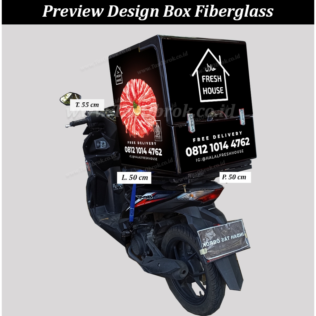 [CUSTOM] Box Fiberglass Motor / Box Delivery Fiberglass