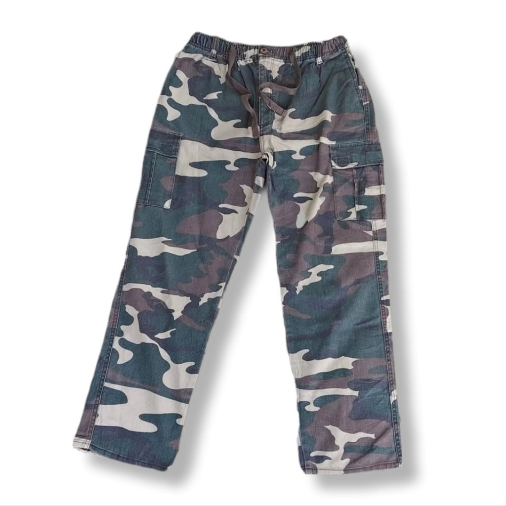 CAMO ARMY MILITARY CARGO LONG PANTS | CELANA PANJANG | MNZA
