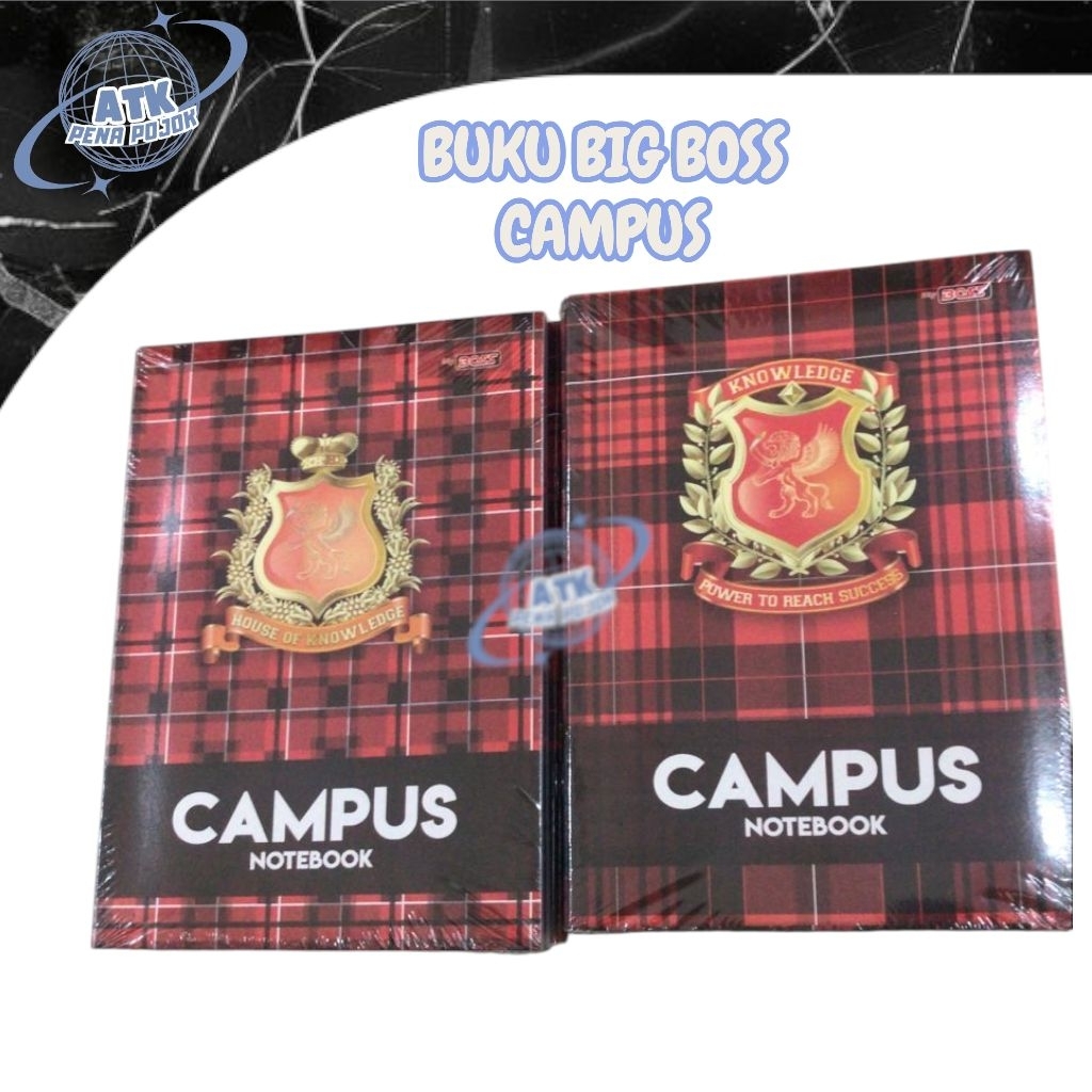 BIG BOSS Buku Tulis Campus / Buku Kampus Boxy Panjang -