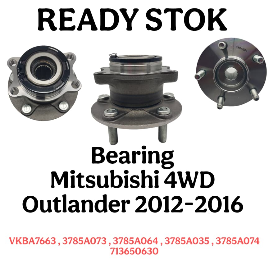 Bearing Mitsubishi 4WD Outlander 2012-2016 VKBA7663 3785A073 713650630