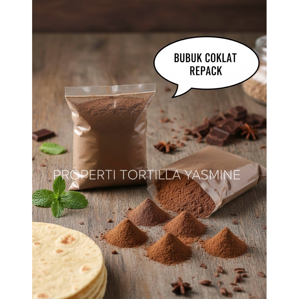 coklat bubuk manis  dan pahit 1 kg