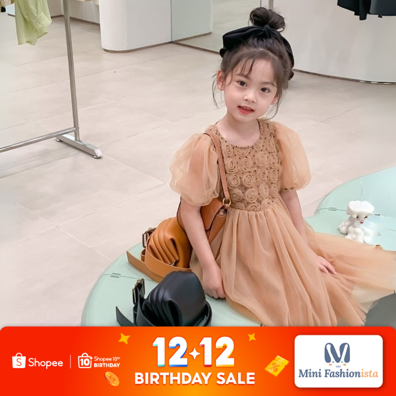 Cuci Gudang Besar-Besaran-dress anak perempuan dress Import premium anak perempuan Dress Tutu Tile L