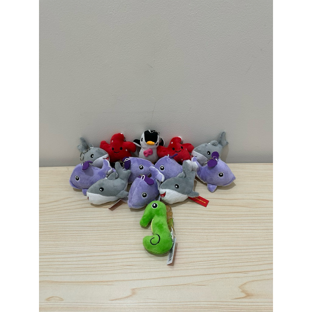 Boneka Gantungan Kunci Hewan Laut