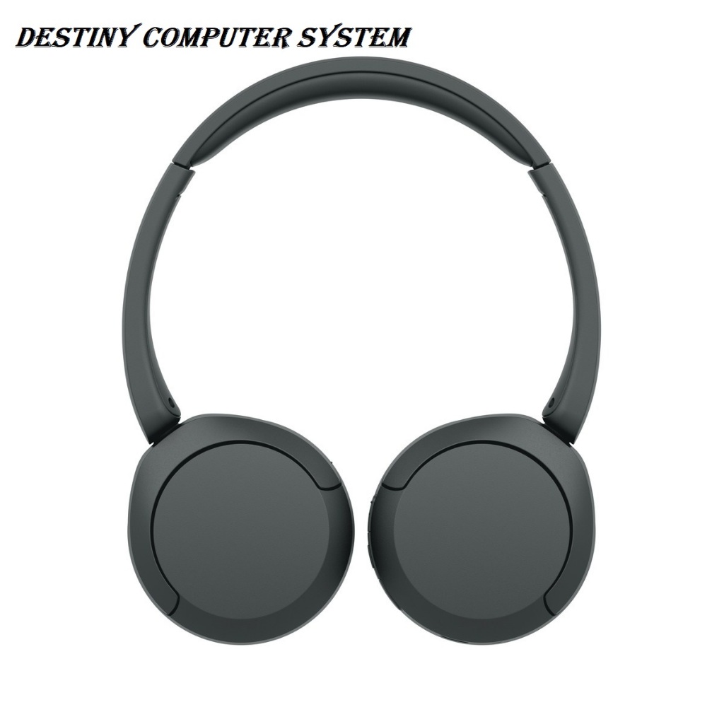 Headset Headphone Bluetooth Wireless SONY WH-CH520 Black Hitam Original