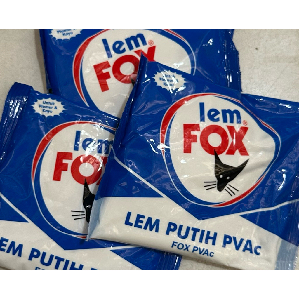 LEM FOX / LEM KAYU / LEM PUTIH PVAC / LEM FOX BIRU