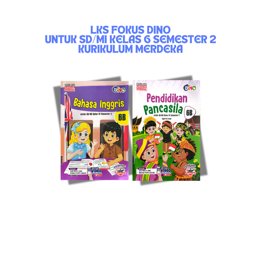 LKS Fokus Dino untuk SD/MI Kelas 1 Semester 2 Kurikulum Merdeka