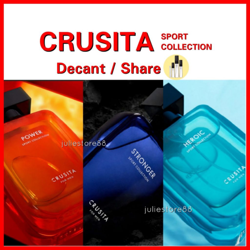 (Share/Decant) Crusita Extrait De Parfum Heroic Stronger Power Obsession Addiction Stuck With You Ab