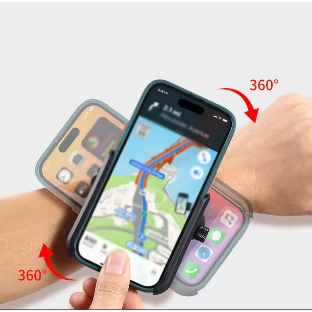 MH - Holder HP Sports Armband Adjustable Wristband Bracket Olahraga Running Gym VA6