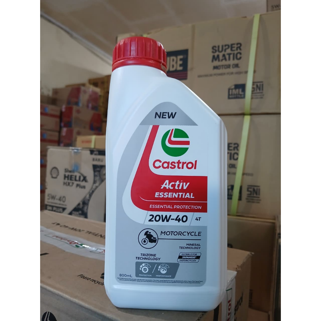 OLI OIL CASTROL GO 0.8 L MOTOR BEBEK SUPRA JUPITER KARISMA SHOGUN HONDA YAMAHA SUZUKI