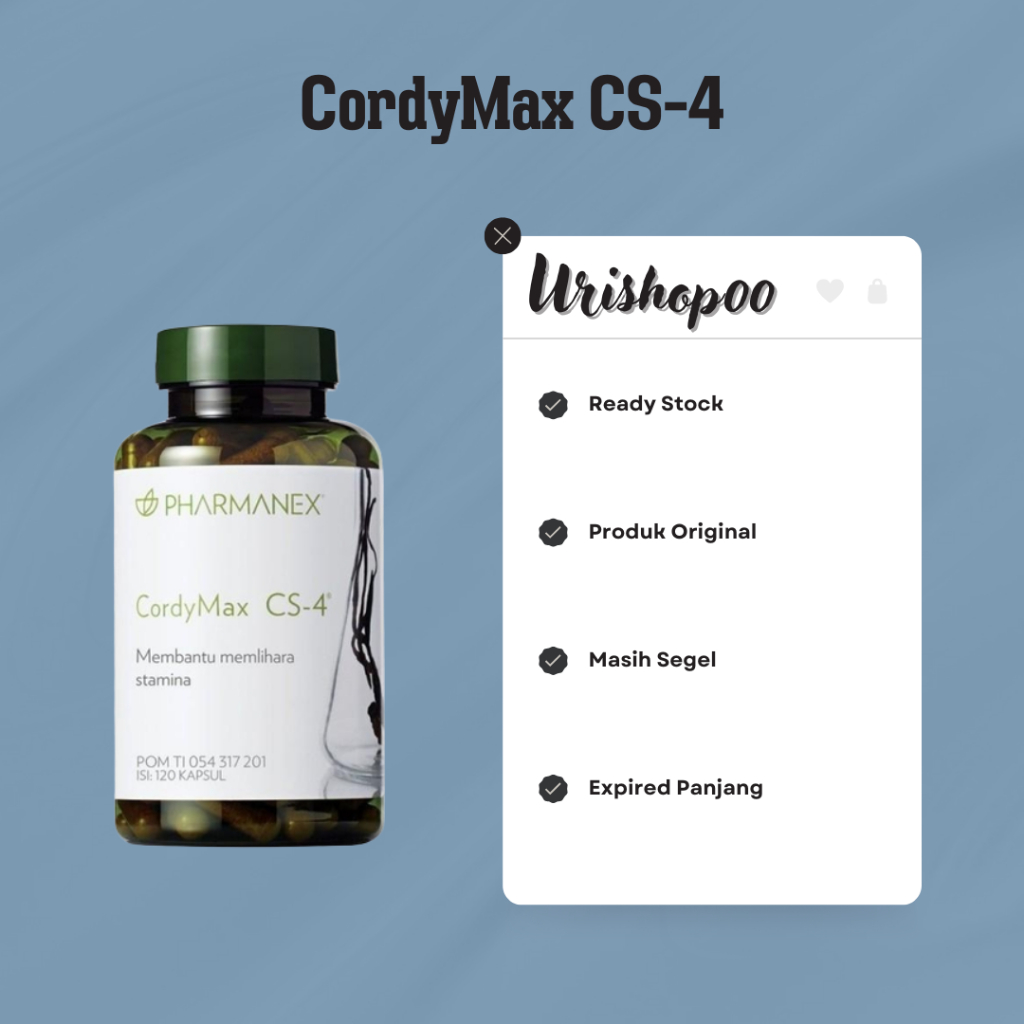 Suplemen Energi CordyMax® 120 Kapsul