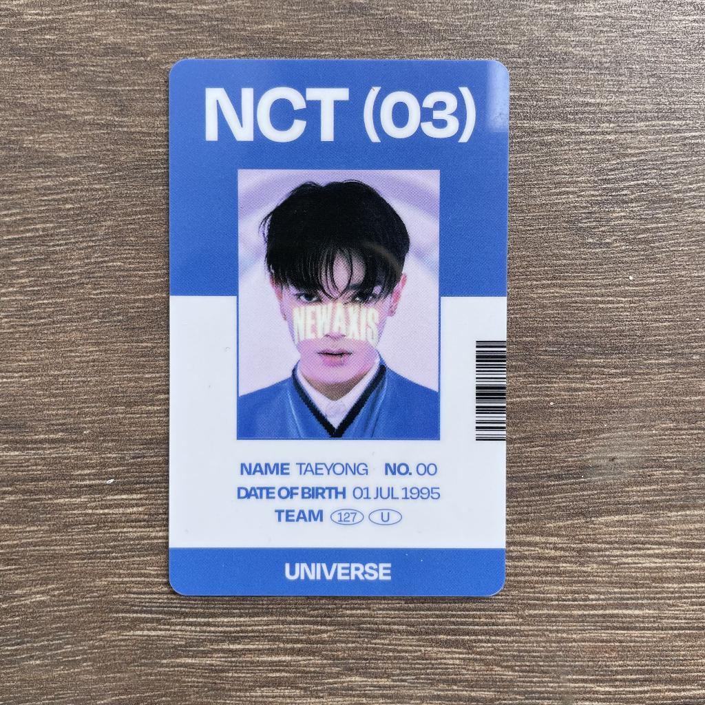 [ Ready ] PC id card Taeyong konsep Photocard photo set universe 3 NCT 2021 random official MD merch