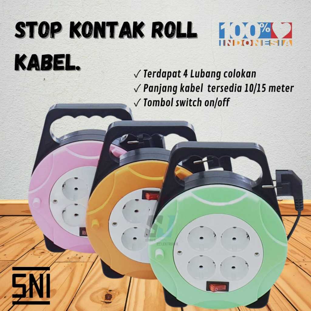 Roll Kabel/ Stop Kontak Roll Kabel / Kabel Olor SNI