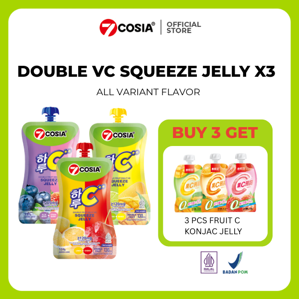Buy 3 Get 3 7Cosia Double VC Jelly + Free Konjac Jelly – Jelly Vitamin C & Diet