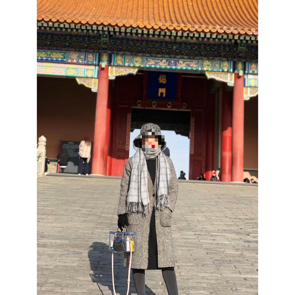 preloved blazer wool uniqlo