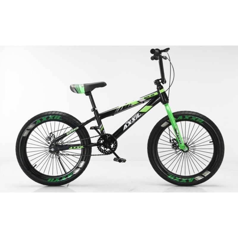 SEPEDA ANAK LAKI LAKI BMX AXXIL 20 INCH CAKRAM BAN JUMBO MOTIF