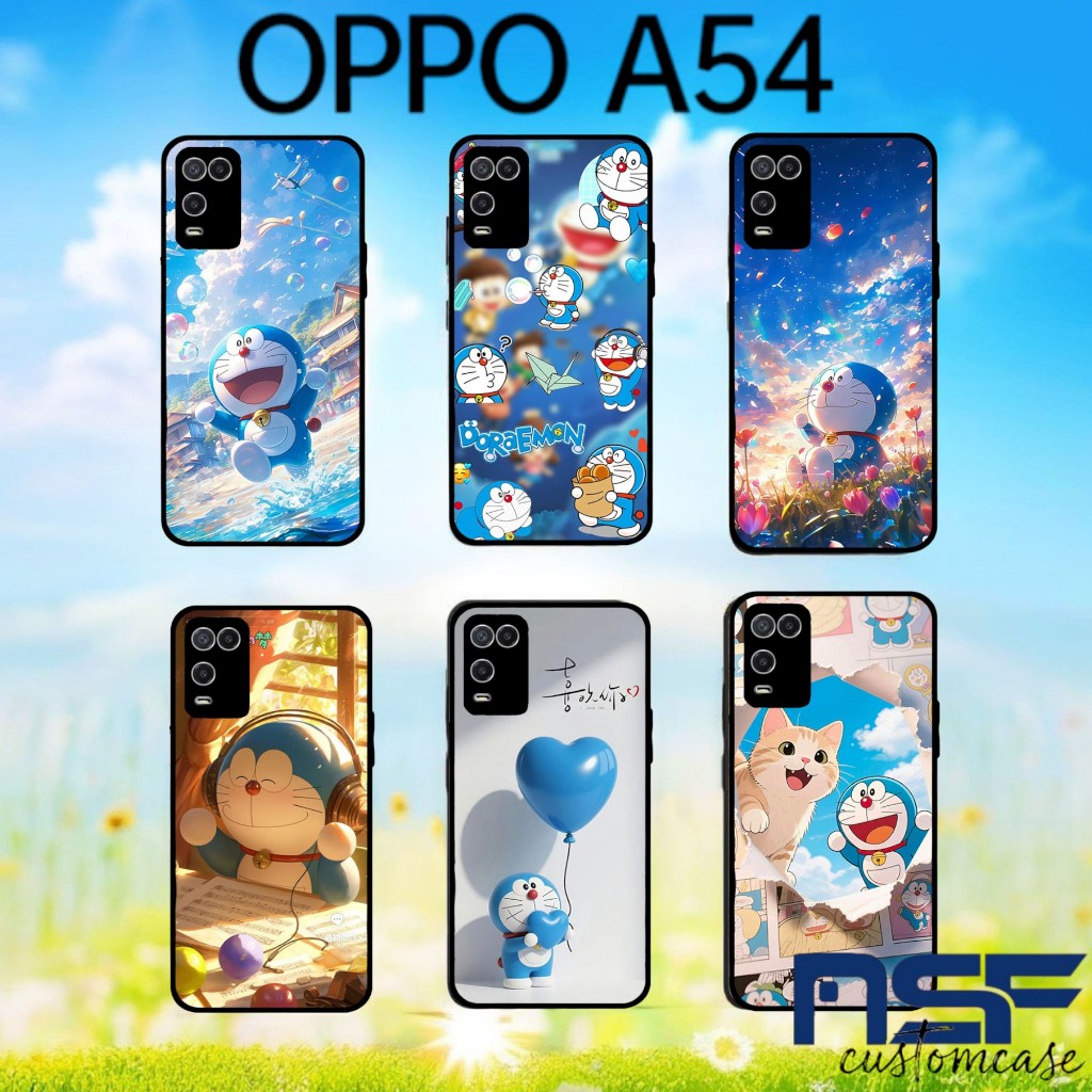 Softcase OPPO A54 4G / Kesing oppo a 54 gambar motif dora emon gambar doraemon silicone silikon hp o