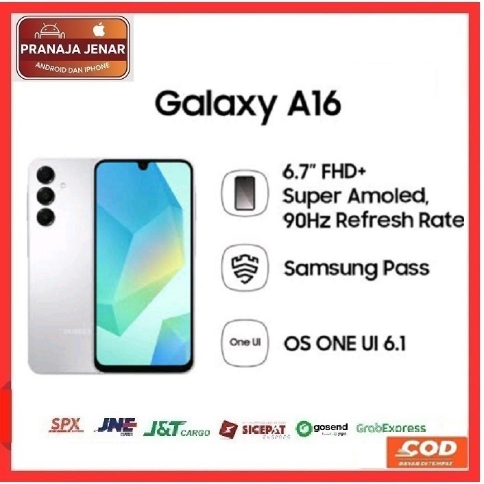 SAMSUNG GALAXY A16 4G 8/256GB SECOND FULLSET GARANSI