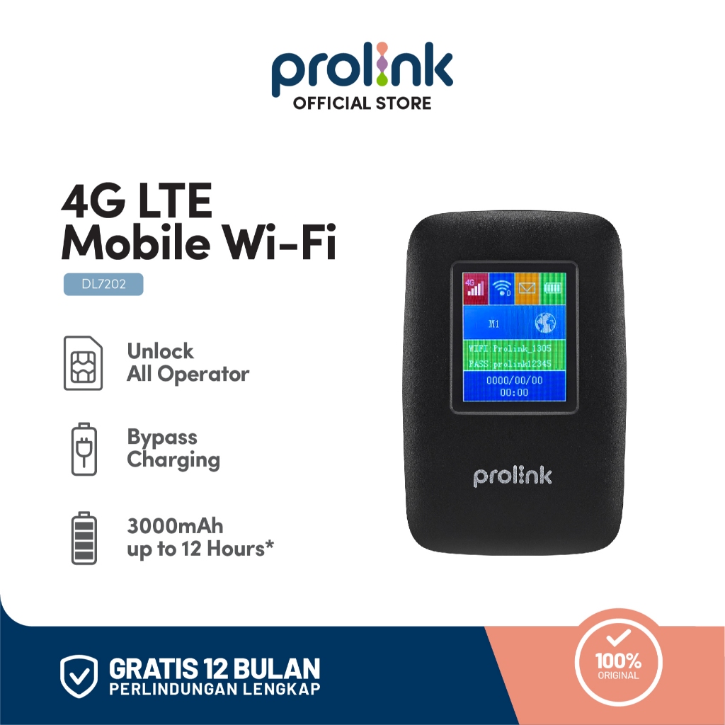 Prolink Mobile WiFi Hotspot 4G LTE Modem Wireless Router l Mifi UNLOCK ALL OPERATOR