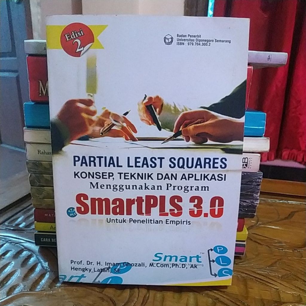 buku PATRIAL LEAST SQUARES konsep teknik dan aplikasi menggunakan program SmartPLS 3.0 - Imam Ghozal